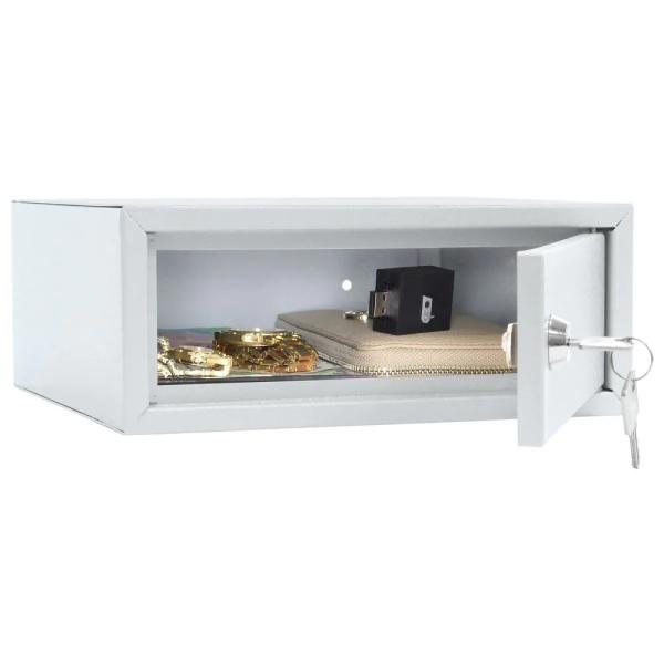 Rottner Wertfach Home Case 1 Zylinderschloss lichtgrau T06370